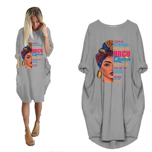 Camisetas de manga larga con estampado digital para mujer, de talla grande Camiseta de algodón, venta al por mayor, verano, 2022 - Product Image 4