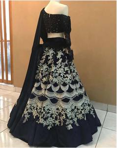 Lehenga Choli de créateur indien lourd avec chemisier non cousu multicolore pour robe femme en vêtement ethnique Surat Apparelgarment - Product Image 6