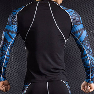 Quick Dry Four-Way Stretch Breathable Eco-Friendly Athletic Compression Tight <b>Base</b> <b>Layer</b> Long Sleeve Shirts Tight Trouser Gym - Product Image 6