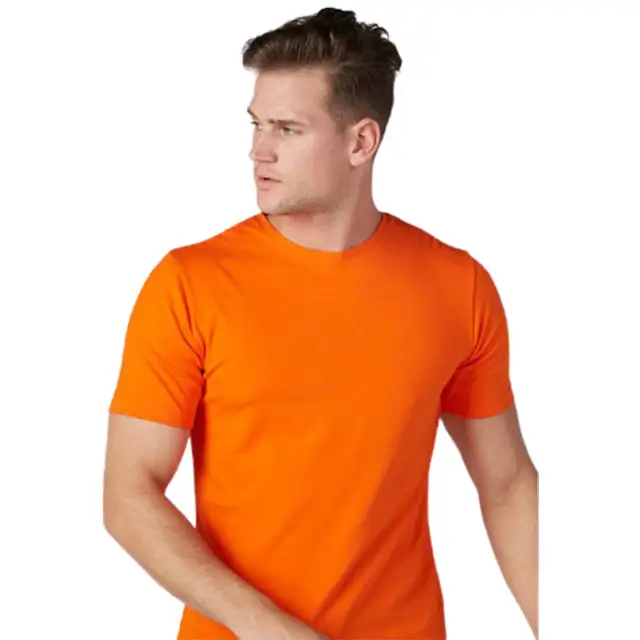 Özel tasarım giyim adam o-boyun tişört boş organik pamuk T gömlek