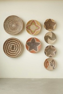 Wholesale Vintage Handicrafts Seagrass Woven Wall <b>basket</b> Decor <b>Wicker</b> Rattan Wall art Hanging <b>baskets</b> decoration Home Living Roo - Product Image 5