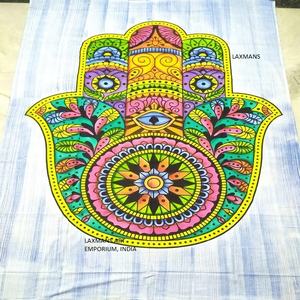 Sábanas y Tapices de Pared Tejidos 100% Algodón, Diseños Variados de la India, Patrones Impresos, Venta al Por Mayor - Product Image 2