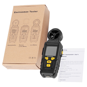 Anemómetro inductivo Digital de mano, Sensor de temperatura de humedad y velocidad del viento con retroiluminación - Product Image 2