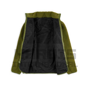 Veste en polaire Sherpa pour hommes, collection, vêtement d'hiver polaire, épais, couleurs personnalisées, noir, de bonne qualité - Product Image 2