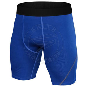 Shorts de fitness pour hommes taille XS personnalisés ceinture élastique à compression à séchage rapide décoration de logo de style décontracté pour la salle de sport - Product Image 3