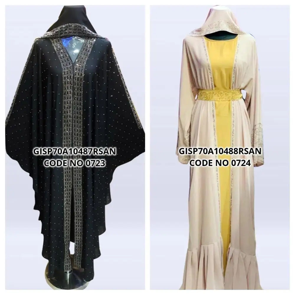 Abaya de manga larga para mujer, ropa musulmana elegante, ajustada, de Color sólido, al por mayor en línea