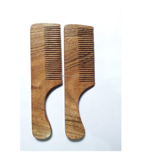 Bois de manguier Peigne En Gros vente Chaude En Bois Peigne pour Cheveux et Barbe - Product Image 2