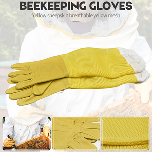 Guantes de cuero para apicultura, alta calidad, gran oferta, 2022 - Product Image 6