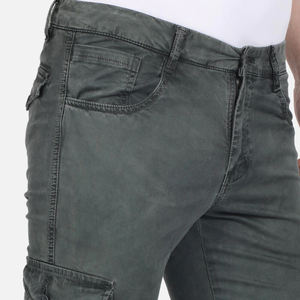 Ropa informal de tela orgánica, pantalones Cargo para hombre, pantalones casuales, pantalones deportivos para correr para hombre - Product Image 5