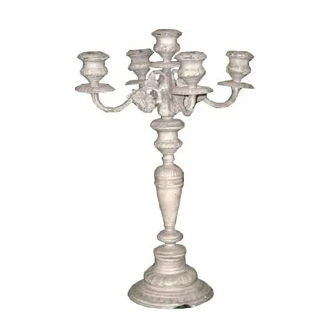 Servizio da tavola centrotavola candela votiva Stand nuovo Designer creativo bianco verniciato polvere metallo votivo fornitore da India