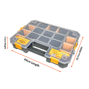 Excellent Quality Custom Stackable Tool Organizer Box 400 - Plastic Storage Box with Split boxes toolbox