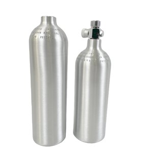 Cylindre de réservoir de CO2 800psi 0,8 l, pour aquarium avec valve de poignée w21,8, fabriqué en taïwan - Product Image 4