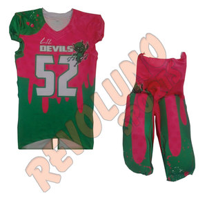 Uniforme de football américain Sublimation Impression professionnelle Vêtements de football américain Qualité supérieure Vente en gros - Product Image 2