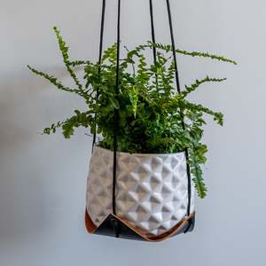 Porte-plantes en cuir minimaliste moderne - Product Image 1