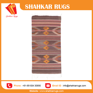Dernière conception de tapis kilim écologiques en peluche pour la décoration intérieure au prix de gros tapis de sol avec motif chevron - Product Image 6