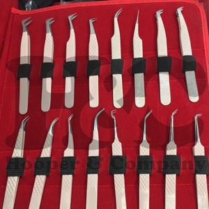 ใหม่แหนบต่อขนตาแหนบขนตาสำหรับการต่อขนตาโลโก้อย่างยั่งยืนสแตนเลสขนตาขนมิงค์ - Product Image 5