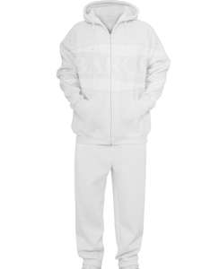 Survêtement d'Automne Imprimé à Capuche en Polaire de Coton, Survêtement avec Fermeture Éclair, Personnalisé en Tissu pour Hommes et Femmes - Product Image 3