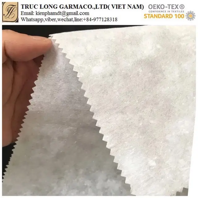 Papel de revestimento protetor do bordado tearaway com material de algodão para o bordado interlining