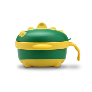 Cuenco pequeño <span class=keywords><strong>de</strong></span> acero inoxidable para alimentación <span class=keywords><strong>de</strong></span> bebé, tazón <span class=keywords><strong>de</strong></span> metal <span class=keywords><strong>de</strong></span> dos capas, calentador <span class=keywords><strong>de</strong></span> plástico para comida <span class=keywords><strong>de</strong></span> bebé con plato <span class=keywords><strong>de</strong></span> aislamiento <span class=keywords><strong>de</strong></span> agua - Product Image 2