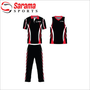 Customized Sublimation Quick Dry <b>Knitted</b> Fabric Cricket <b>Kit</b> Uniform Set for Men Adult Sizes Short Sleeve Shirt and Pant - Product Image 3