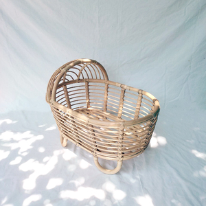 Ropa de cama de muñeca de ratán para niños, juguete de simulación de Juego Seguro - Product Image 2