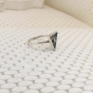 Anillos DE BODA informales con ajuste de bisel minimalista para mujer de Plata de Ley 925, joyería fina a granel hecha a mano - Product Image 2