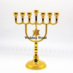 Candelabro de Metal de alta calidad, candelabro al por mayor de calidad Superior, candelero de Metal decorativo con estilo clásico - Product Image 3