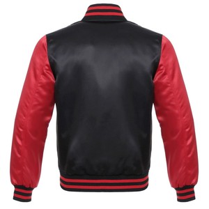 Chaqueta de béisbol para hombre, accesorio de seda clásica multicolor de dos tonos, satinado de alta calidad, servicio OEM, gran oferta de fábrica - Product Image 4