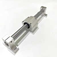 Rails linéaires ERSK, roulements, haute précision, alliage d'aluminium, acier GCr15, modèle de machine CNC, SCE16UU, SCE20UU, SCE25UU, SCE30UU, mouvement
