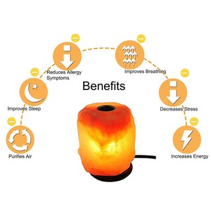 2026 Impex Pakistan's Hand-Carved Pink Himalayan Salt Lamp Natural Crystal Custom Design <b>Dimmer</b> Switch Home Decoration - Product Image 6