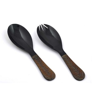 Cuillère à fourchette en corne naturelle et articles pour la maison et la cuisine et restaurants pour une pièce de taille personnalisée et une utilisation à la main - Product Image 5