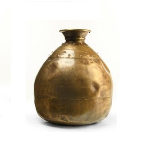 Vase de fleurs en laiton, magnifique, élégant et élégant, en métal, décoration de mariage, pièce de centre de Table, à très bon prix - Product Image 6