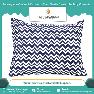 Bébé Tissu Housse De Coussin De Qualité Supérieure OEM Approvisionnement Bébé Coton Bio Bébé Taie d'oreiller - Product Image 4