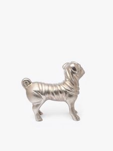 Accessoires pour la maison, figurine de chien pug, accessoires pour la maison avec finition argentée pour la décoration de la maison, fabricant et exportateur - Product Image 3