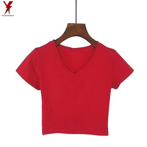 High Quality Wholesale Custom Fitted Basic Plain White Black Knit Ribbed Women Crop <b>Top</b> 2021 - Product Image 2