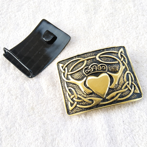 Cinturón de falda escocesa con nudo de latón antiguo duradero con hebilla de cobre, categoría de producto de TT-7152 - Product Image 2