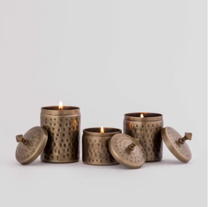 Fast Shipping Colored <b>Empty</b> Metal Storage Cream Gold Iron Candle <b>Jar</b> Candle Holders High Quality - Product Image 3