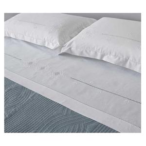 Ensemble de literie 100% coton brodé à la main Quang Thanh plat et taie d'oreiller pour chambre - Product Image 1