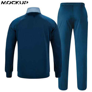 Conjuntos de trajes atléticos para hombre, chaqueta y pantalones, 2 piezas, Otoño, transpirable, cómodo, manga larga, cintura elástica, chándal - Product Image 2