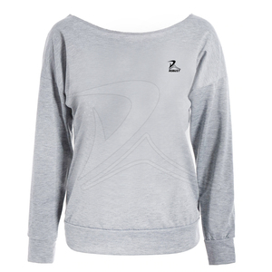 Personnalisé ODM Automne Hiver Coton Polyester tissé Anti-boulochage Pull Respirant Sweat-shirt à manches longues pour femmes avec poche - Product Image 4