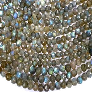 Perles rondes en Labradorite naturelle AAA, pierres précieuses, à facettes, pour la fixation de bijoux, directement du fabrication, livraison gratuite - Product Image 3