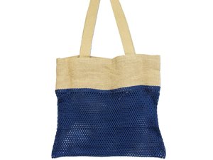 Bolsas de compras de malla de plástico impermeables y portátiles con logotipo personalizado de alta calidad al por mayor - Product Image 3