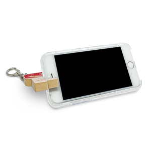 Wooden <b>Key</b> Ring Phone Holder Aries Zodiac Horoscope <b>Key</b> <b>Chain</b> Stand for Gift and Souvenir - Product Image 3