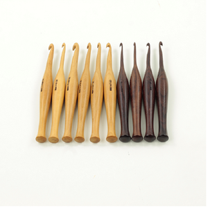 ที่กำหนดเองทำไม้ถักตะขอที่มีขนาดเลเซอร์แกะสลักสำหรับถักอุปทานร้านค้า - Product Image 1