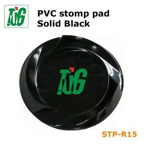 Tapis antidérapant en PVC transparent pour snowboard, grand et rond, avec logo personnalisé, diamètre 100 cm - Product Image 1