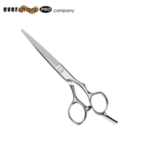 Ensemble de ciseaux de coiffure professionnels pour droitiers en acier inoxydable cobalt, manche poli miroir, lame tranchante, pointe 59-61HRC