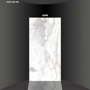 Carrelages de sol Porcelaine Marbre Blanc Carrelages Céramique 60x120cm - Product Image 2
