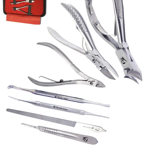 High Grade Quality Rohail Industries Newest Professional Steel Personal Portable <b>Nail</b> Care Manicure <b>Kit</b> for Salon Use - Product Image 3