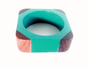 Resin <b>Circular</b> Handmade with Best Quality Hotel Ware Napkin Ring Home and Kitchen Tissue Box <b>Placemats</b> - Product Image 2