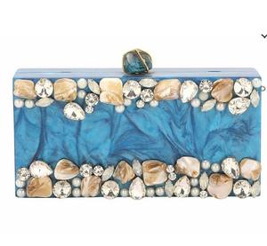 Nouvelle pochette en résine faite à la main pour femmes et filles sac de soirée sac de mariage et de fête au prix le plus bas par LUXURY CRAFTS - Product Image 1